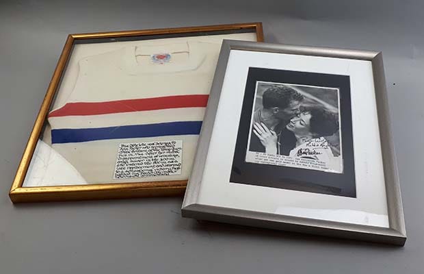 Some of the items from Jan Webster's collection