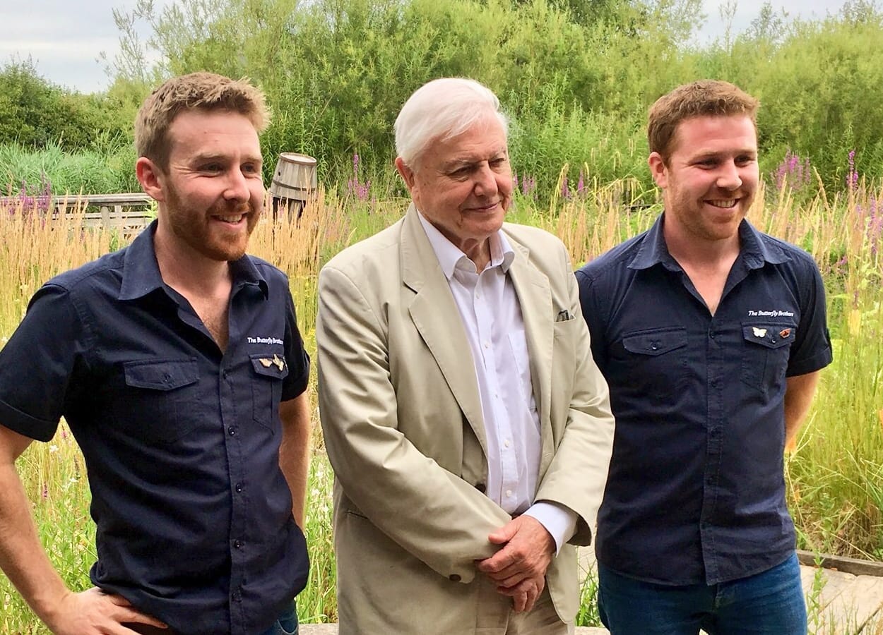The Butterfly Brothers with Sir David Attenborough