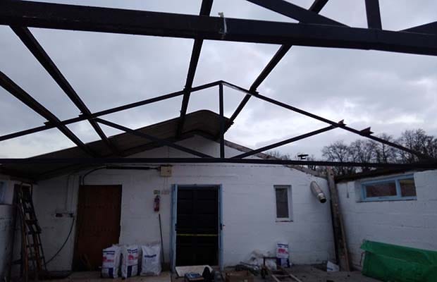 Project Pigsty during the renovation work