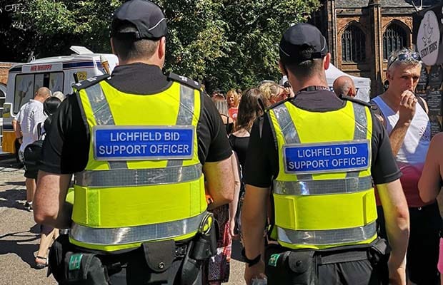 Lichfield BID support officers on patrol in the city