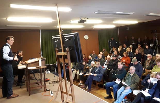 The auction at the former Abbots Bromley School