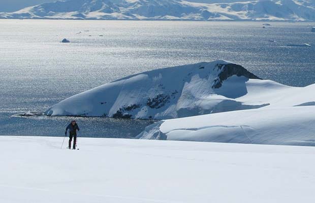Simon Yates in Antarctica