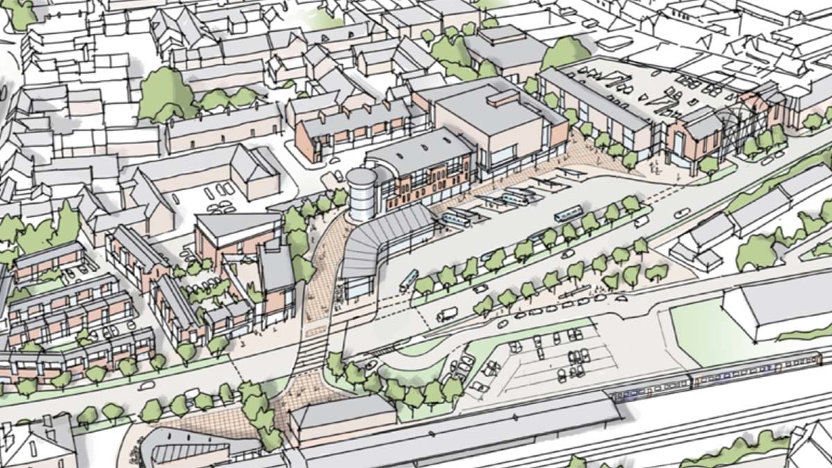 City centre masterplan artist's impression