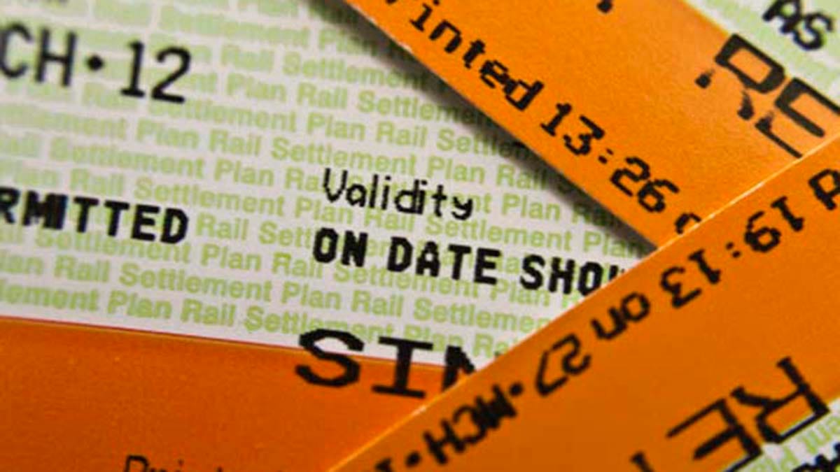 Train tickets
