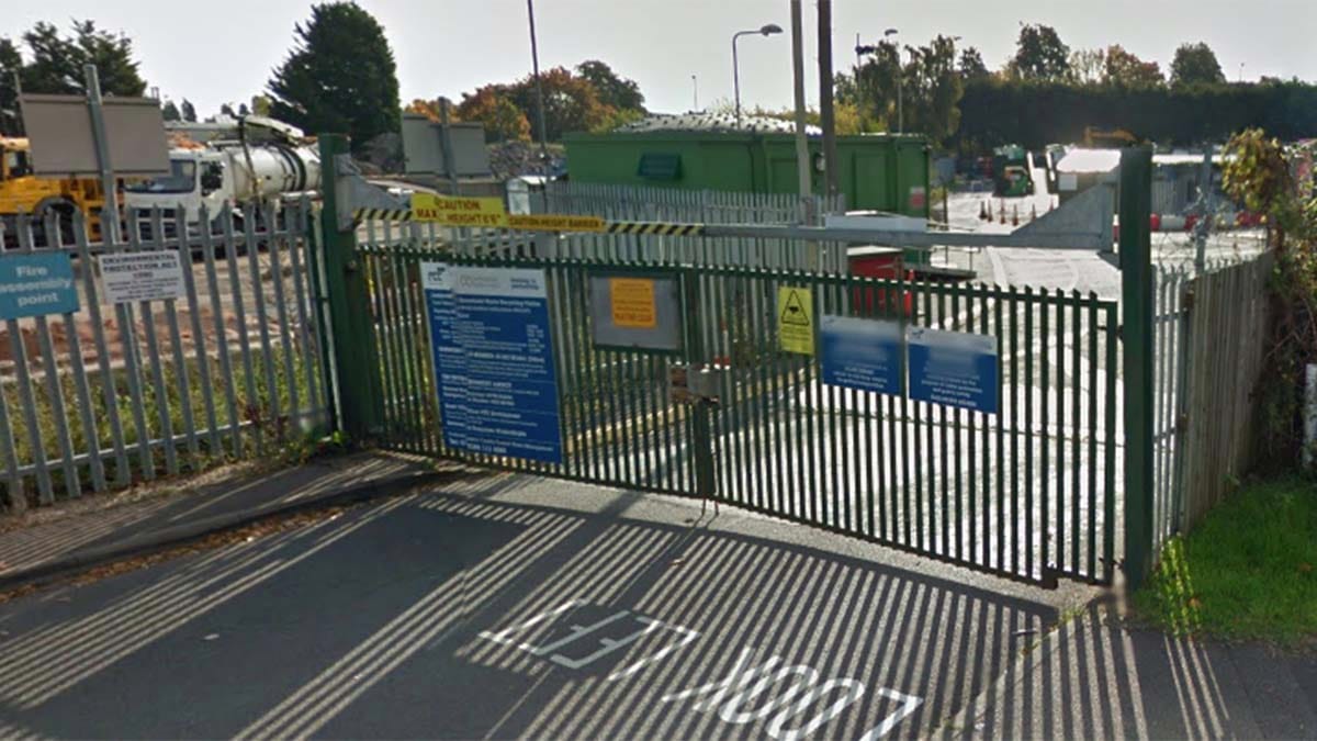 The Lichfield Household Waste and Recycling Centre. Picture: Google Streetview