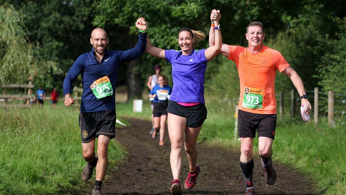 Competitors taking part in the Continental Thunder Run