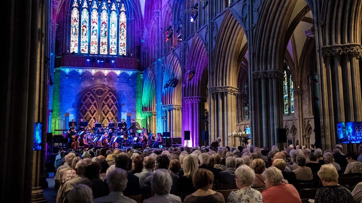 A Lichfield Festival performance in Lichfield Cathedral