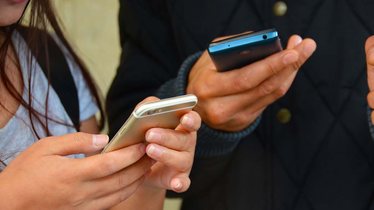 Using mobile phones