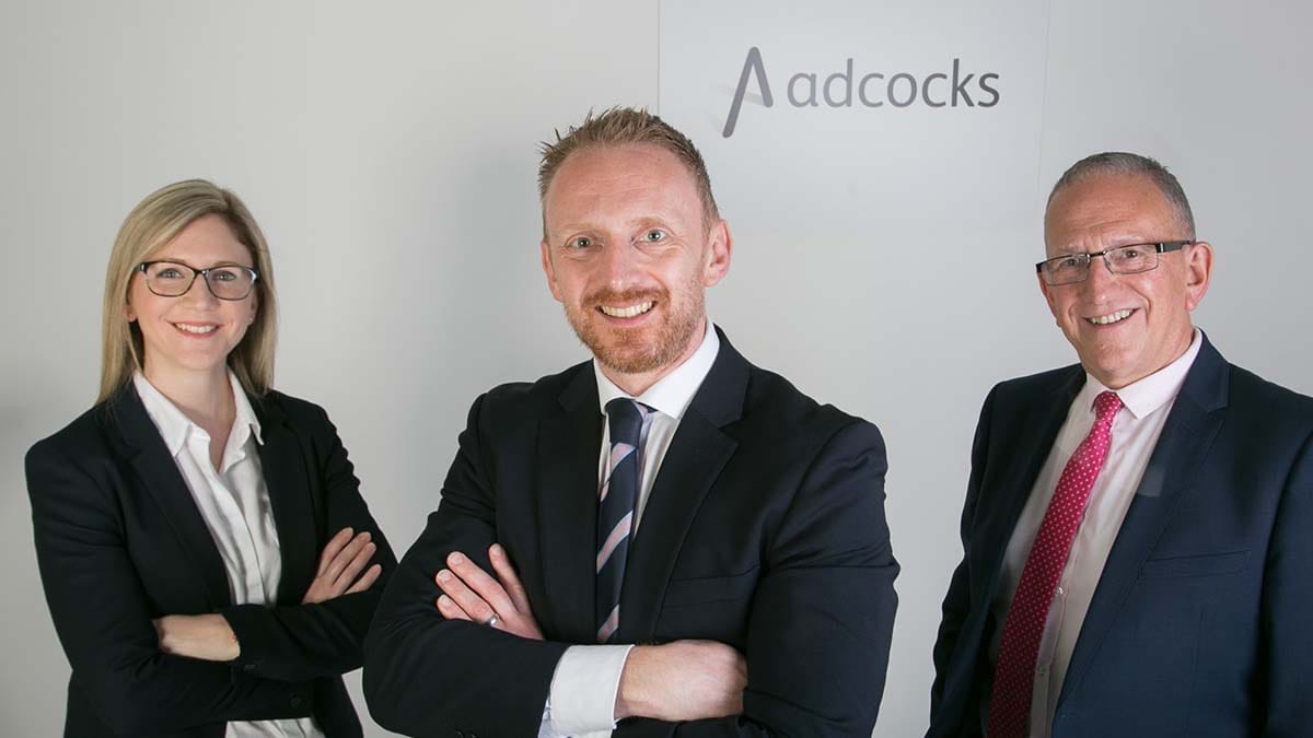 Frances Di Pierri-Adcock, Hedley Adcock and Mark Adcock