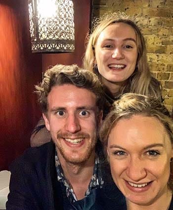 Jess with her brother Jack and sister Mollie