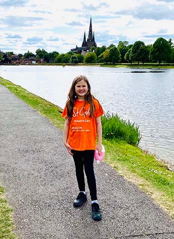 Ella Ho on one of her walks