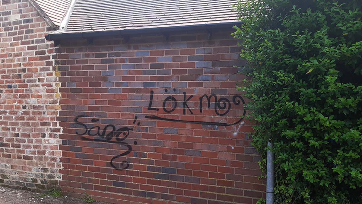 Graffiti in Lichfield