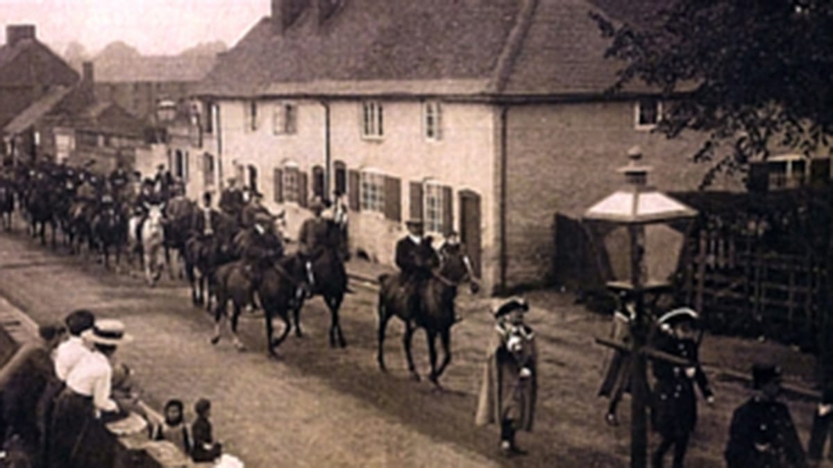 The Sheriff's Ride taking place in 1910