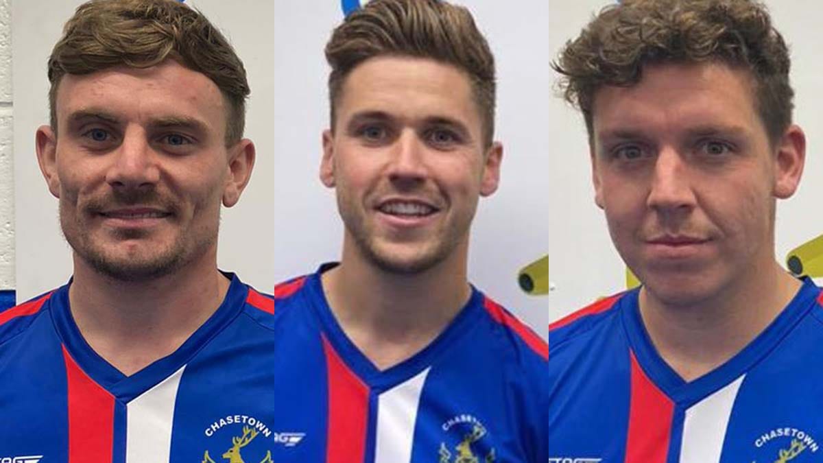 Jordan Evans, Danny O'Callaghan and Joey Butlin