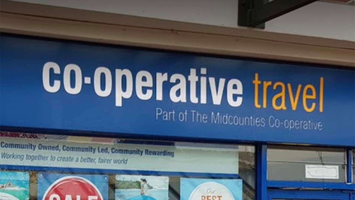 Co-operative Travel sign