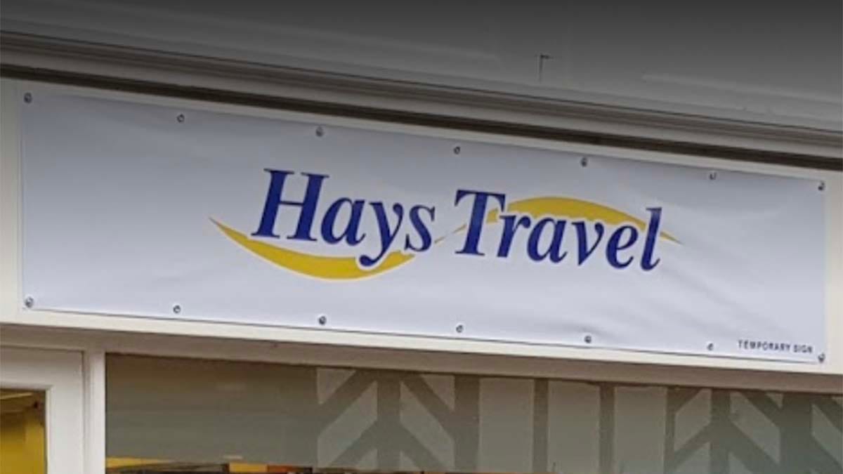 Hays Travel sign