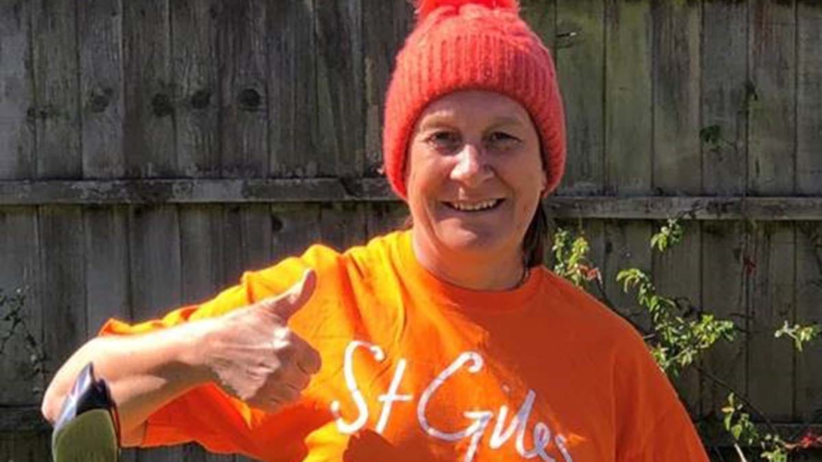 St Giles Hospice fundraiser Sue Jones