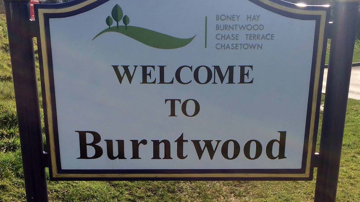 Burntwood sign