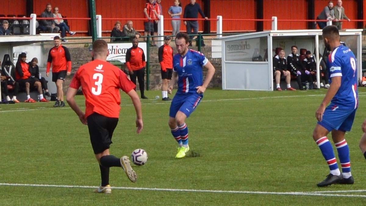 Action from Chasetown's trip to Redditch United. Picture: Chasetown FC