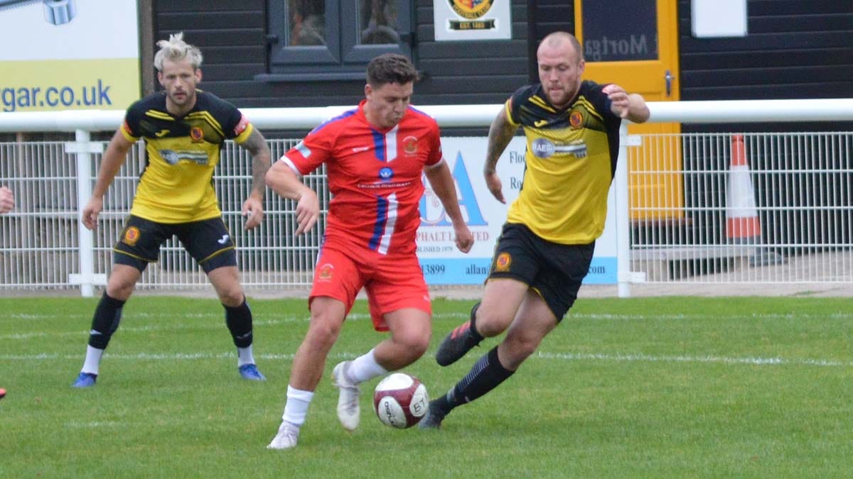 Joey Butlin on the ball. Picture: Louise Yates