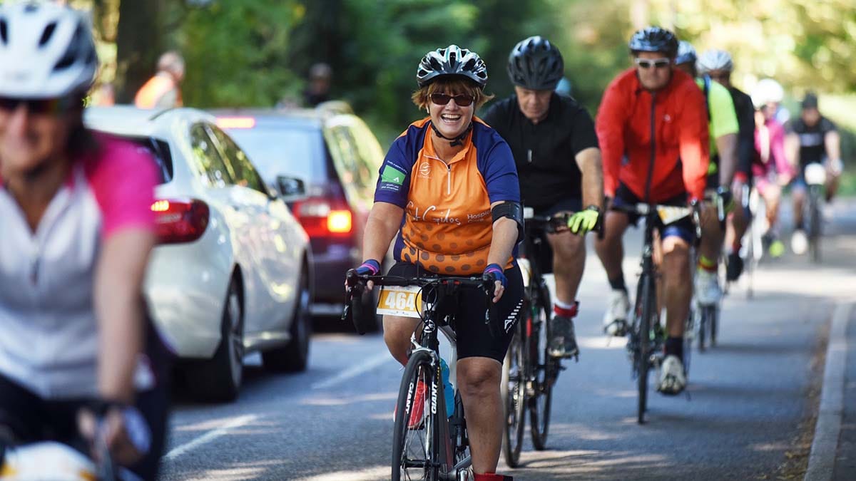 Riders on a previous Cycle St Giles event