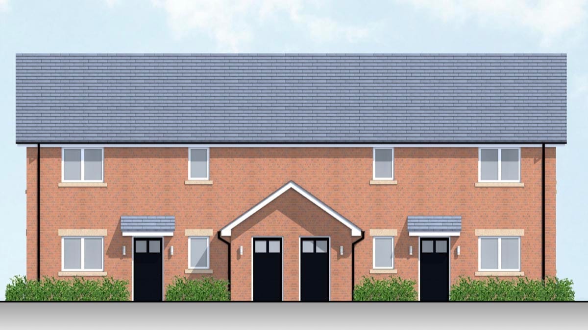 An artist's impression of the properties