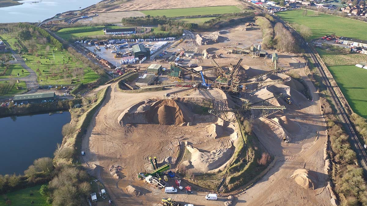 The quarry in Alrewas