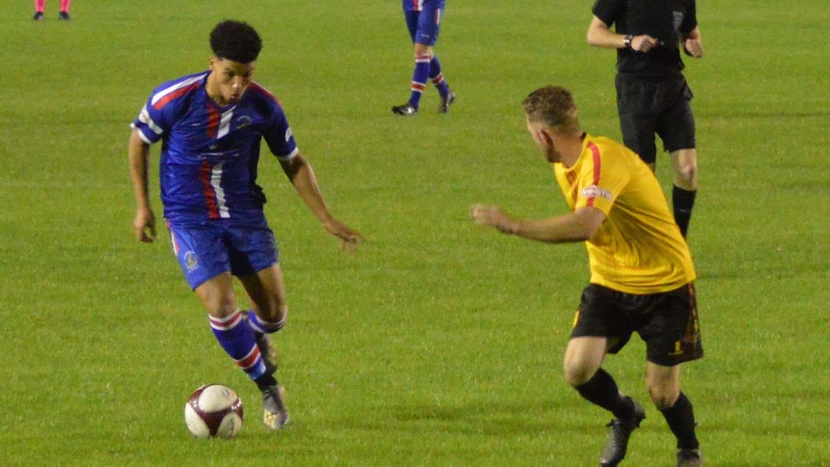 Action from Chasetown's friendly against Alvechurch. Picture: Paul Mullins