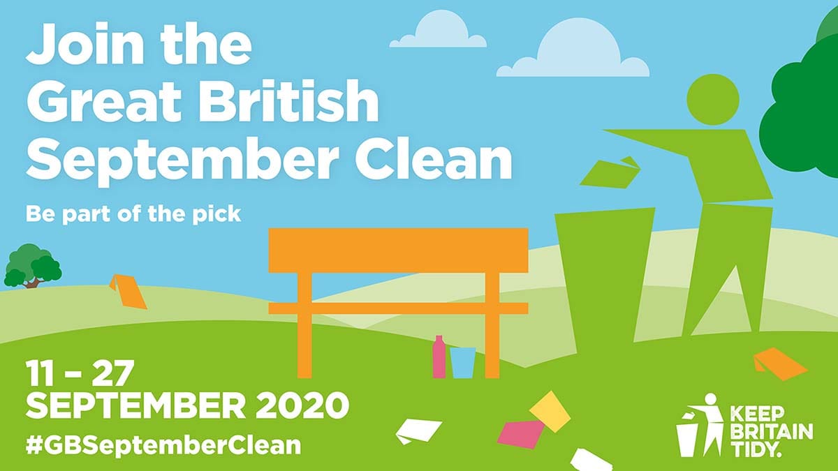 Great British September Clean sign