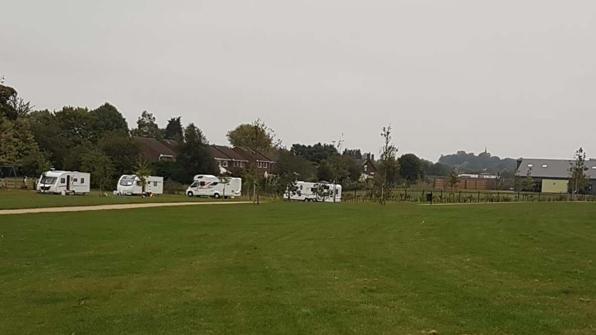 Caravans on land in Streethay