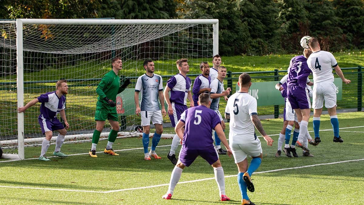 Action from Lichfield City's game against Cadbury Athletic. Picture: Nigel Lord