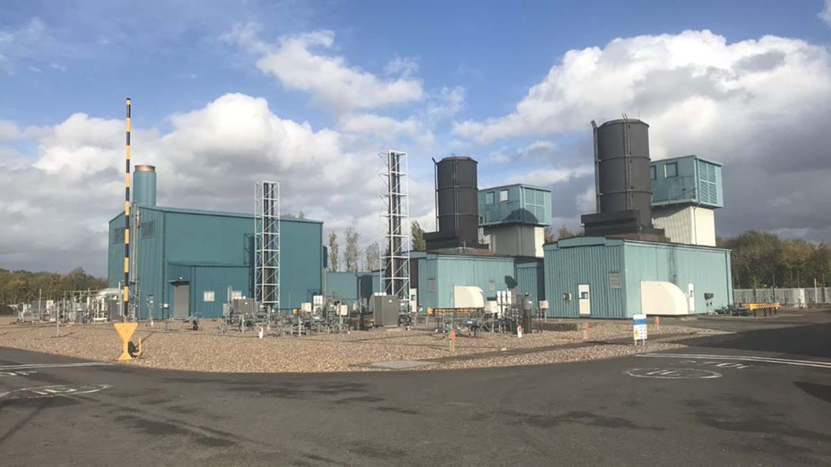 The gas compressor in Alrewas