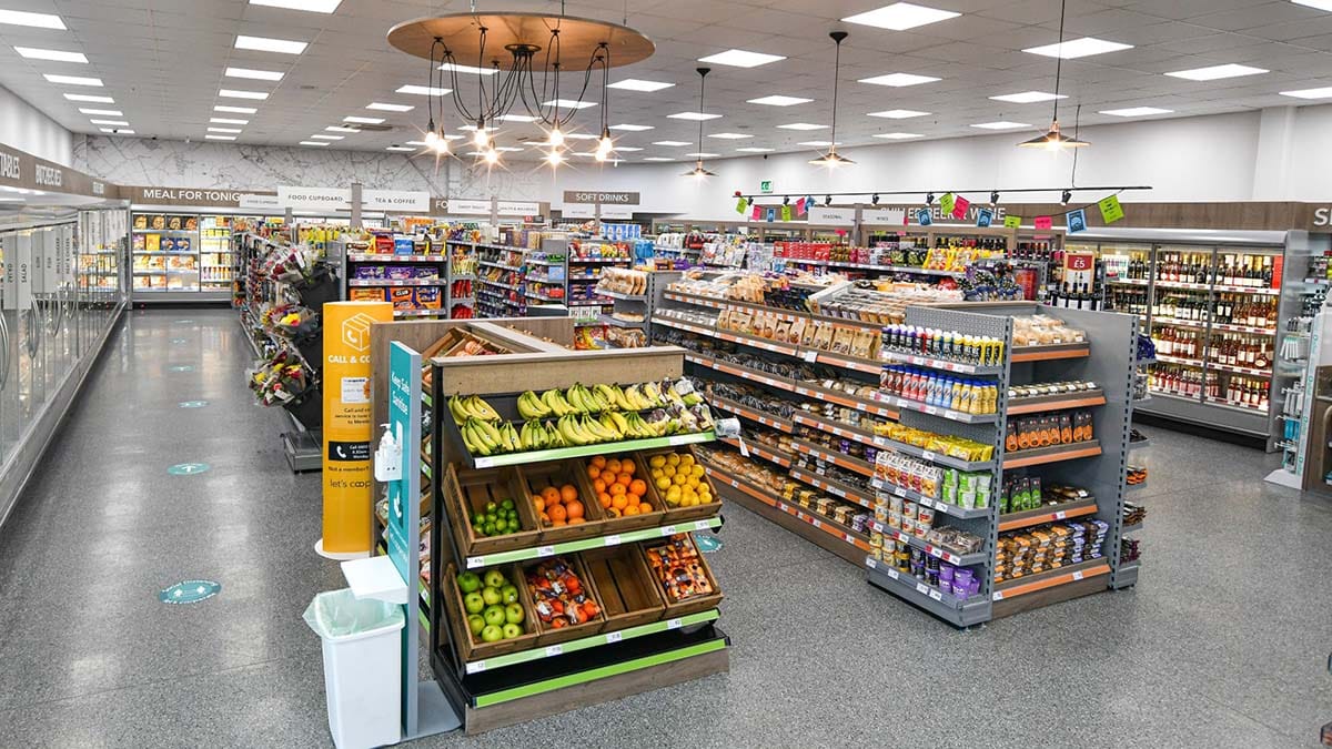 The new layout at the Central England Co-op store on Curborough Road