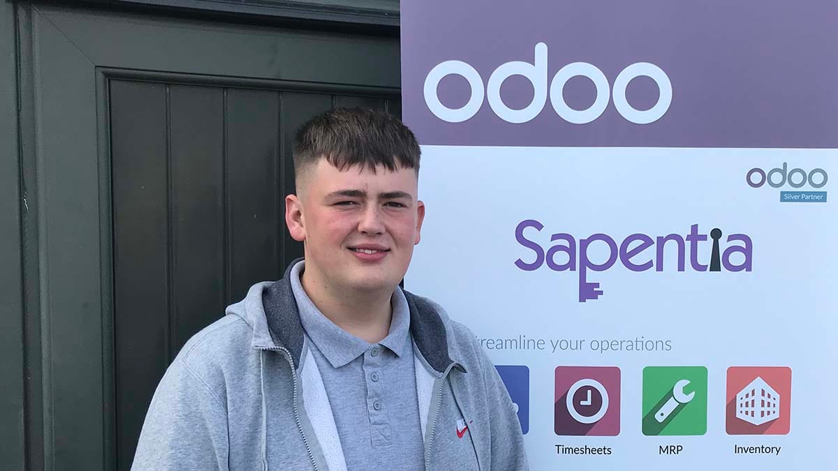 Sapentia's new apprentice Daniel O'Loughlin