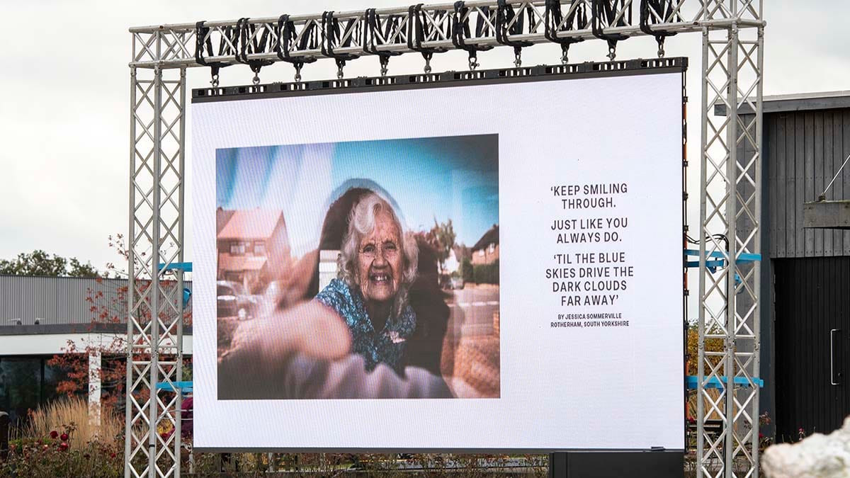 One of the images in the Hold Still exhibition. Picture: National Memorial Arboretum