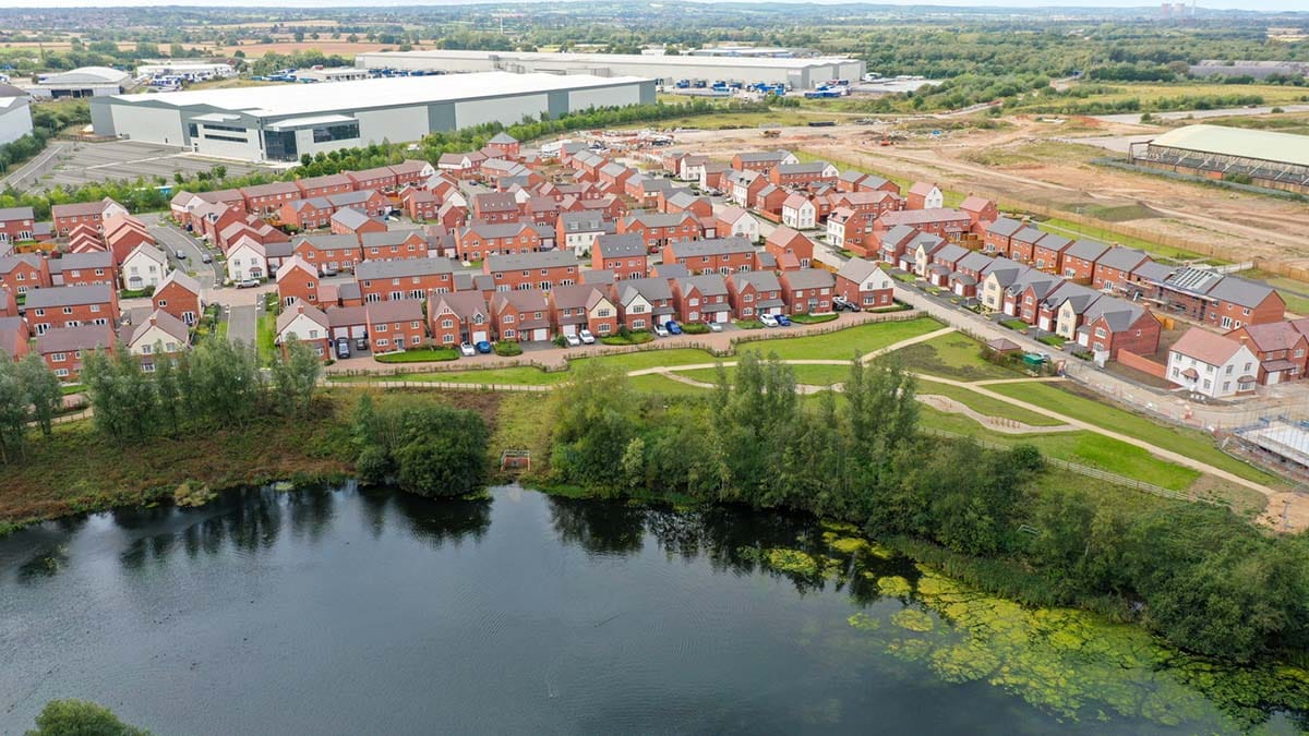 The Sheasby Park development in Fradley