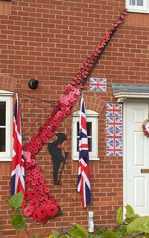 The display created by Sharon Shaw and Ann Morrison