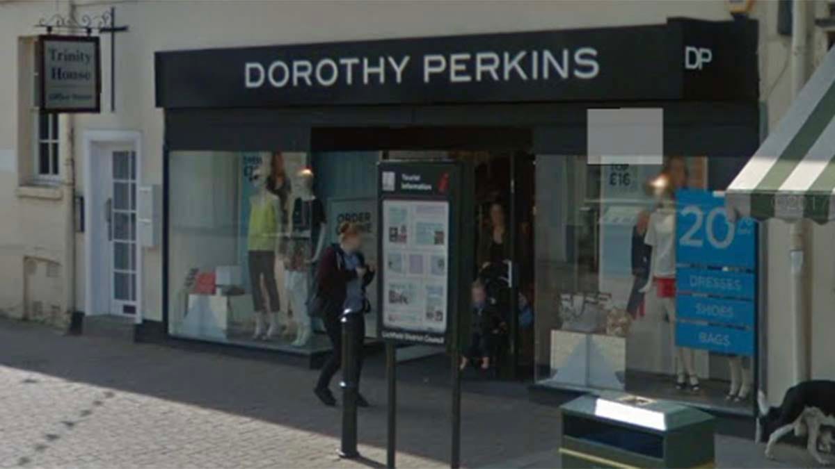 The Lichfield branch of Dorothy Perkins. Picture: Google Streetview