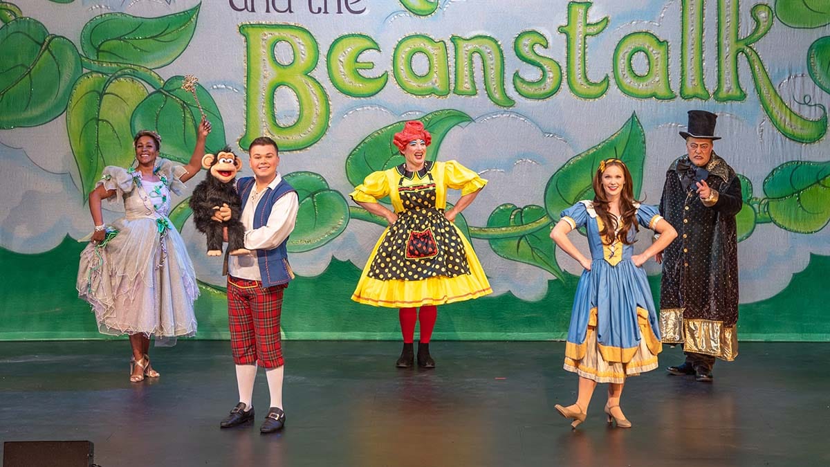 The cast of Jack and the Beanstalk