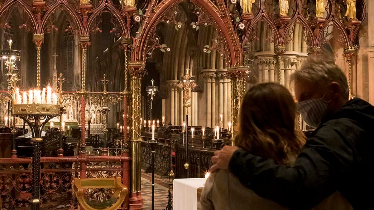 The Cathedrals at Night event at Lichfield Cathedral