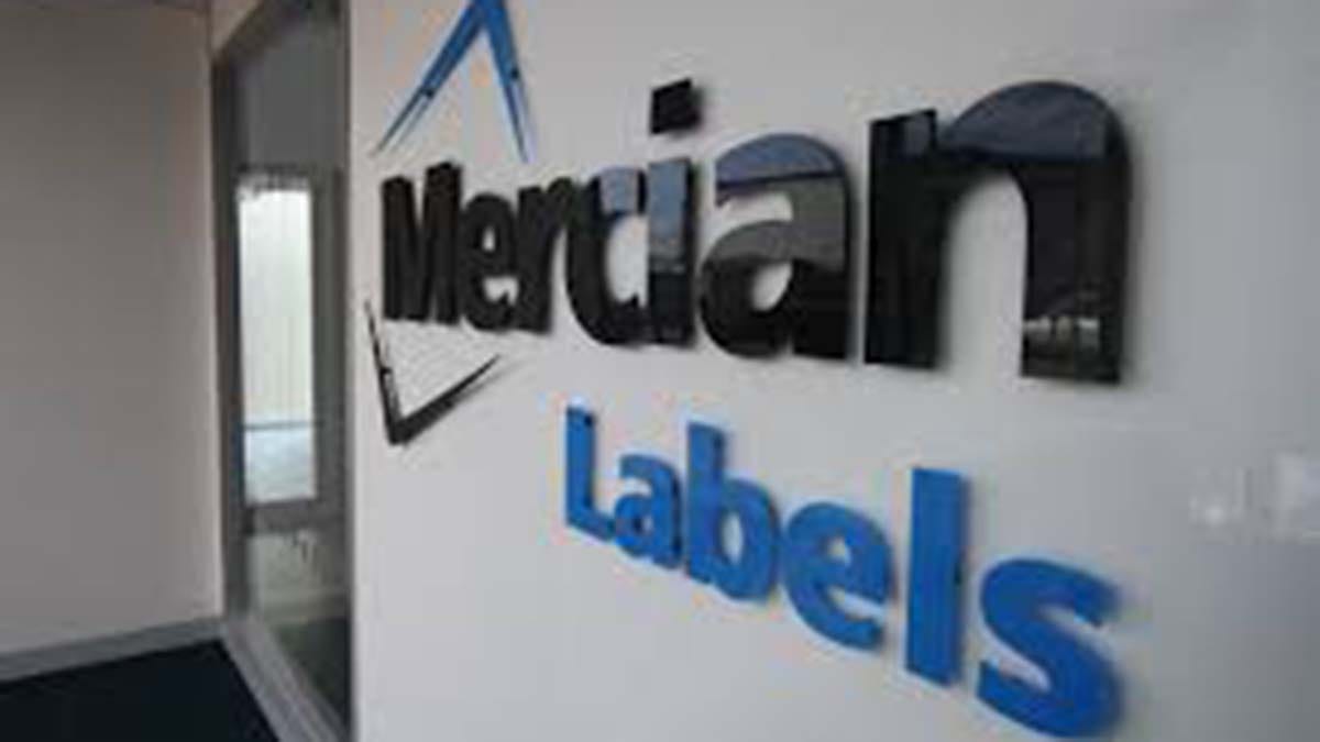 Mercian Labels sign