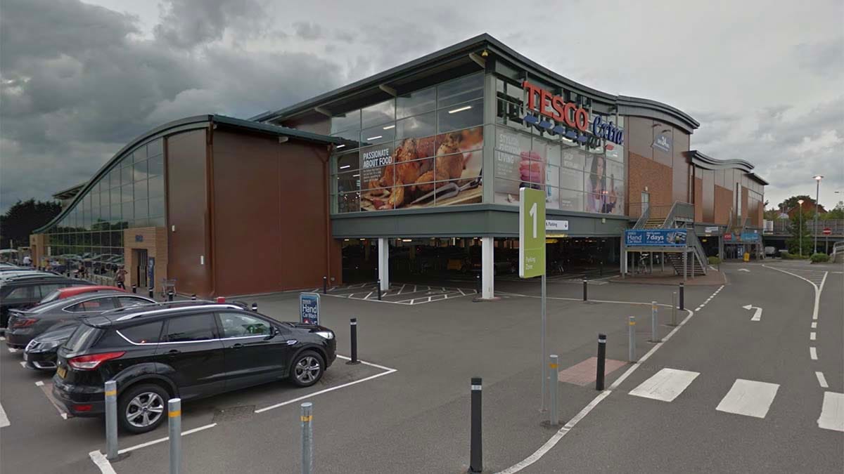 The Tesco supermarket in Lichfield. Picture: Google Streetview