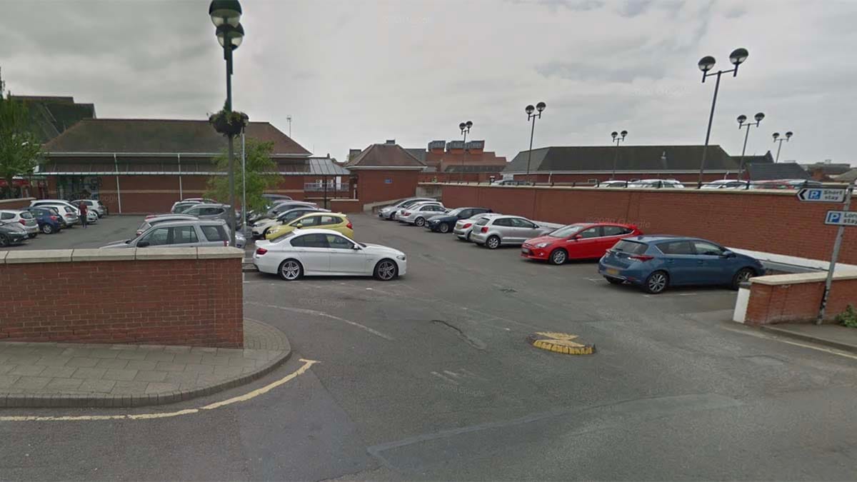 The Backcester Lane car park
