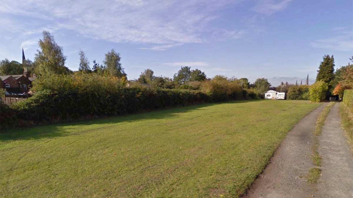 The proposed site for 14 new homes. Picture: Lichfield District Council planning portal