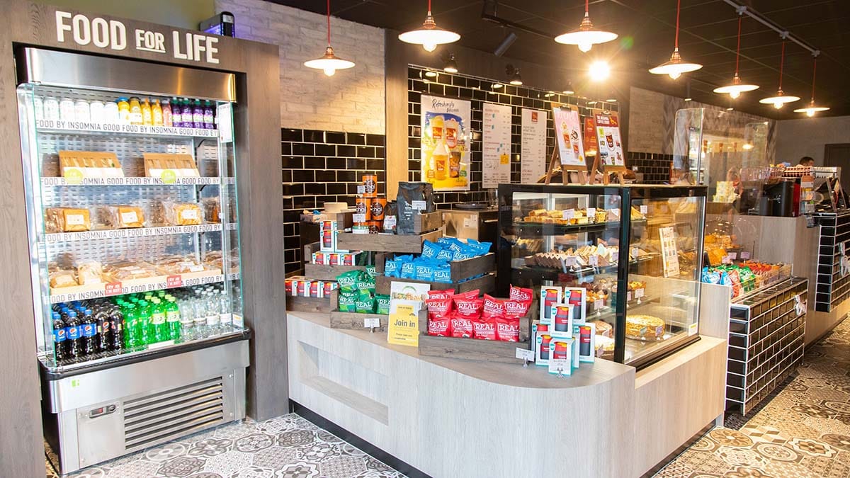An Insomnia Coffee shop