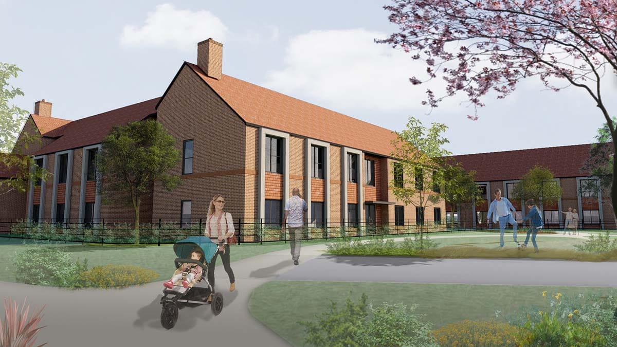 An artist's impression of the new Bowbrook centre at Fradley