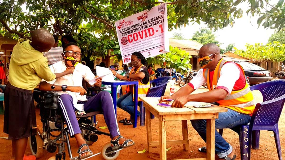 A Christian Aid coronavirus project in Nigeria