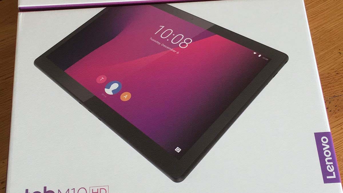 One of the tablets being distributed by Shining Stars