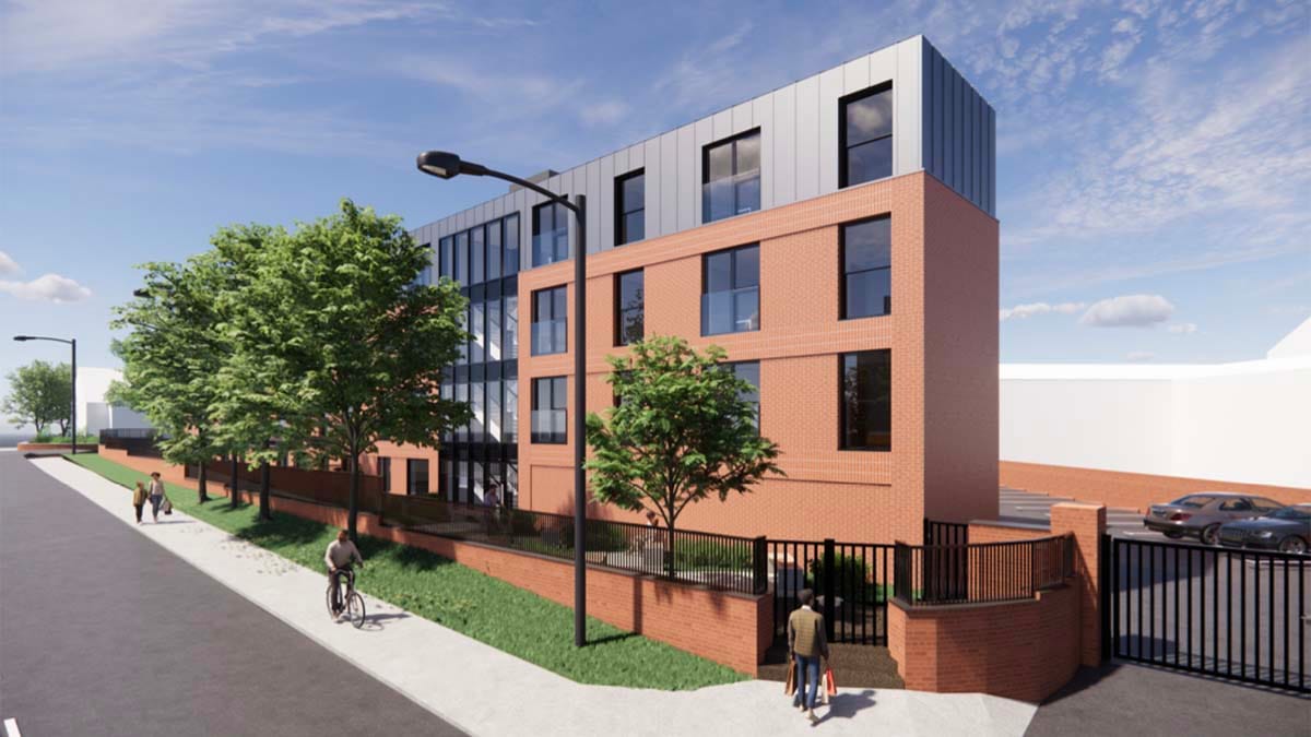An artist's impression of the proposed development