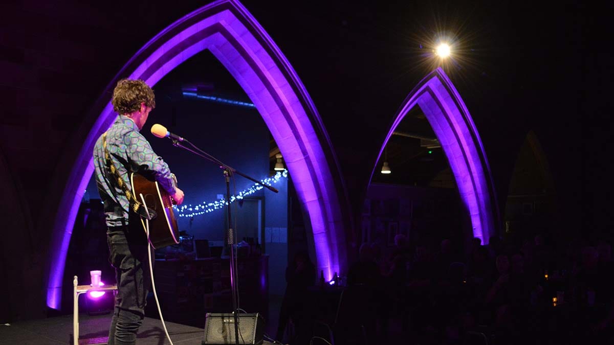 A performance at The Hub at St Mary's